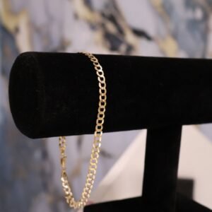 Tobillera oro 10k. 4.5 mm de grosor