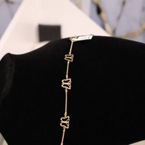 Manilla con mariposa oro 10k