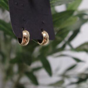 Argollitas Sólidas 14k