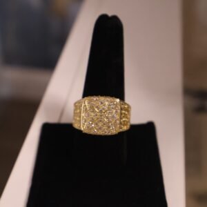 Anillo Roseta Cuadrado