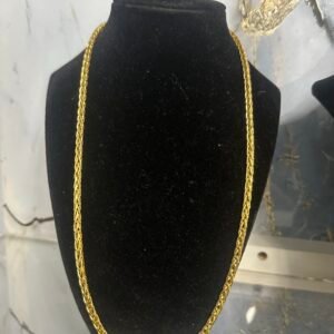 Modern Franco Chain – 4 mm, 24 Inches, 10K Gold
